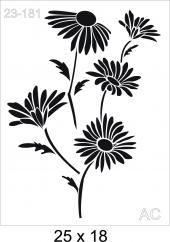 Stencil   Margaridas 23-181