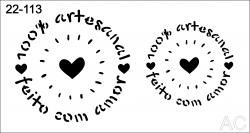 Stencil 100% Artesanato 22-113