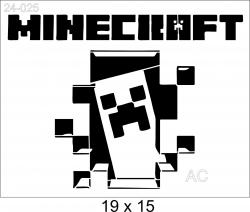 Stencil  MINECRAFT 24-025
