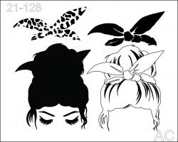 Stencil Mulher 21-128