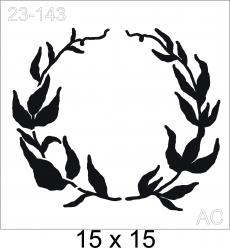 Stencil Guirlanda folhas   23-143