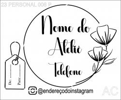 Stencil Personalizado Para Marcas 23perso006