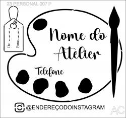 Stencil Personalizado Para Marcas 23perso007
