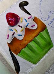 Stencil  Minie/Pluto Cup Cake 23-184