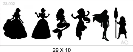Stencil Princesas 2 Ref: 23-002