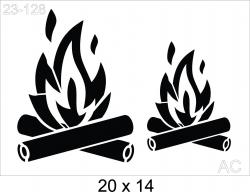 Stencil Fogueiras  23-128
