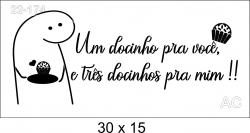 Stencil Flork Um docinho pra vc  22-174