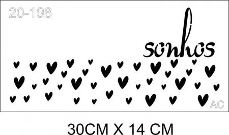 Stencil SONHOS 20-198