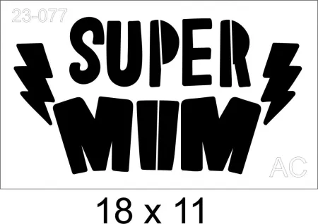 Stencil  Super Mon Ref: 23-077