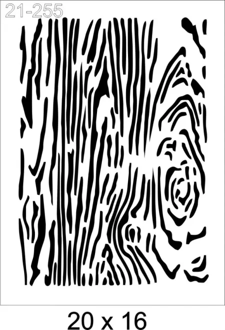 Stencil   Veios de Madeira 21-255
