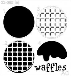 Stencil WAFFLE Redondo  22-086