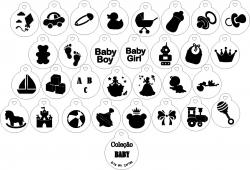 Stencils em miniatura Baby  20min015