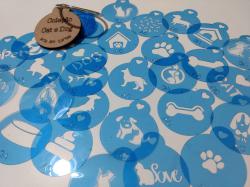 Stencils em miniatura CAT E DOG  COD 19min007
