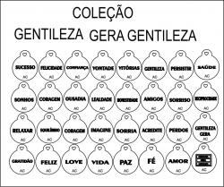 Stencils em miniatura GENTILEZA GERA GENTILEZACOD 19min010
