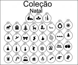 Stencils em miniatura NATAL COD 17min004