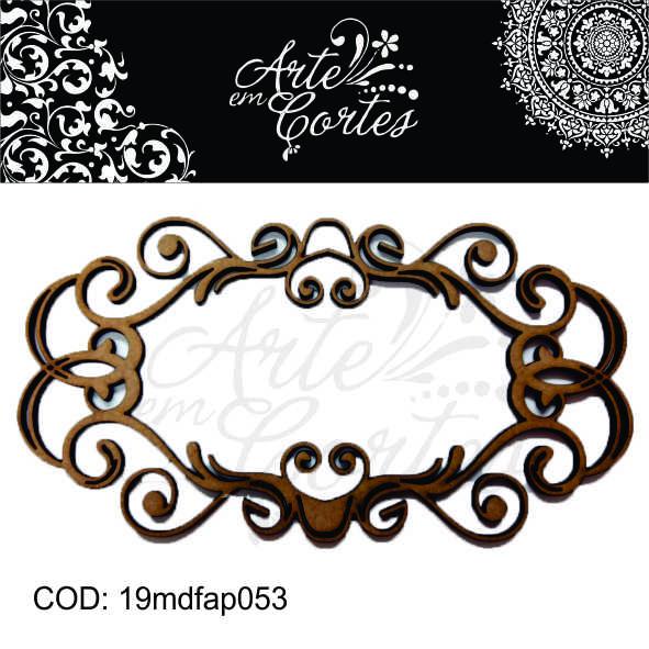 Aplique MOLDURA EM ARABESCO 19mdfap053