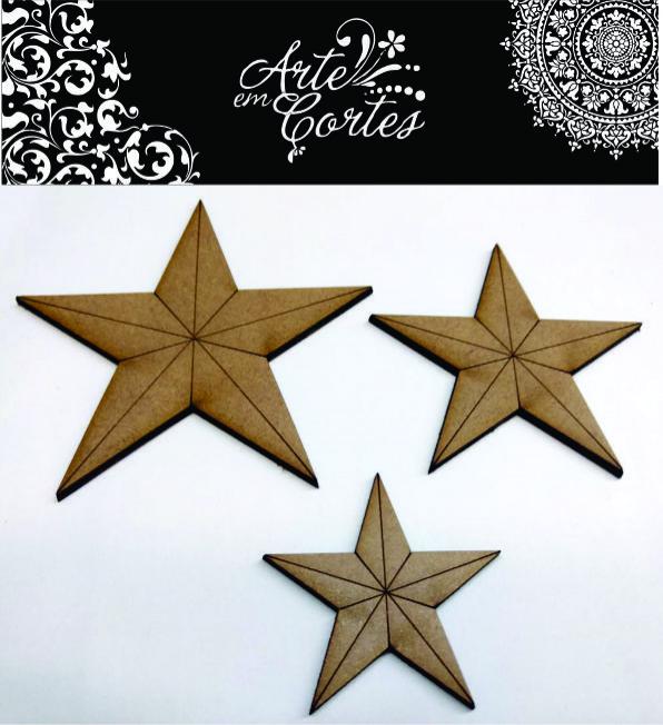 Aplique estrela Barn star  20-274