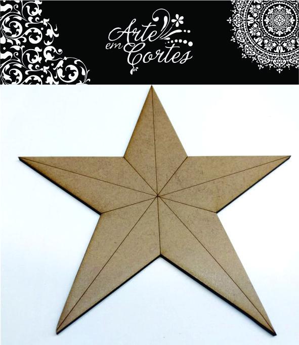 Aplique estrela Barn star  20-275
