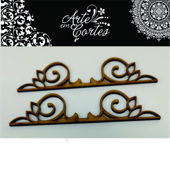 Aplique mdf  Arabesco  22-016