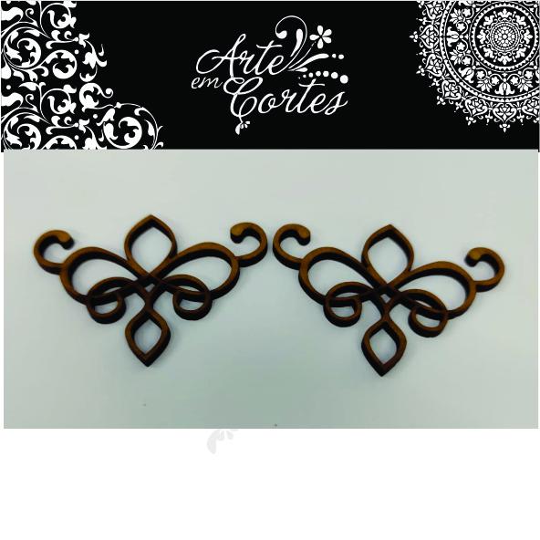 Aplique mdf  Cantoneira Arabesco  22-017