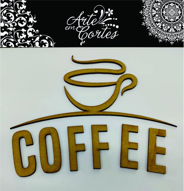 Aplique mdf   Café 22-048