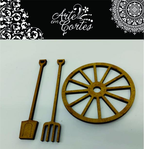 Aplique mdf  Farm House 22-039