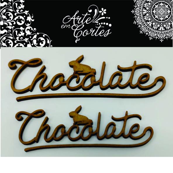 Aplique mdf  Chocolate  22-011