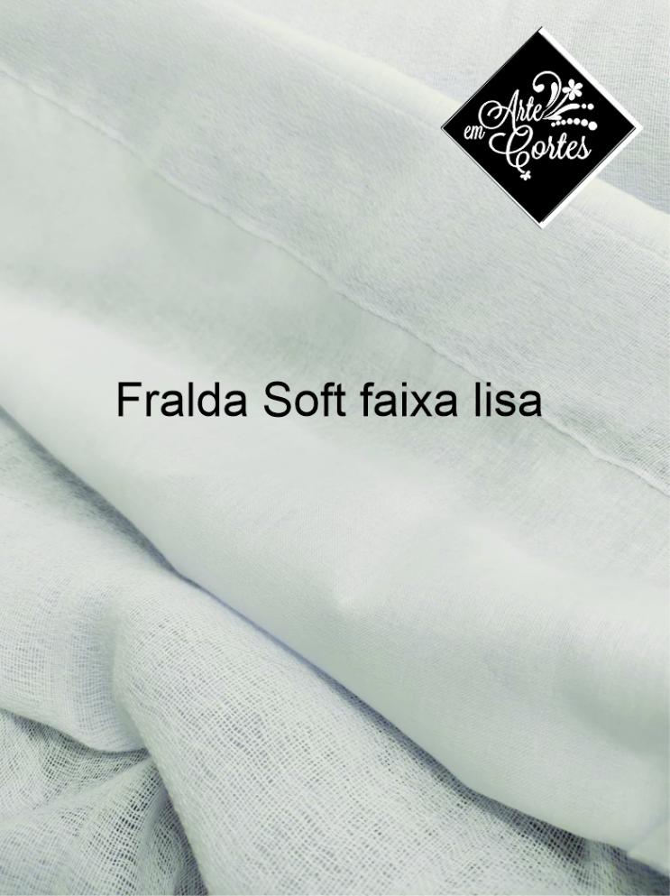 Fralda soft lisa para pintura