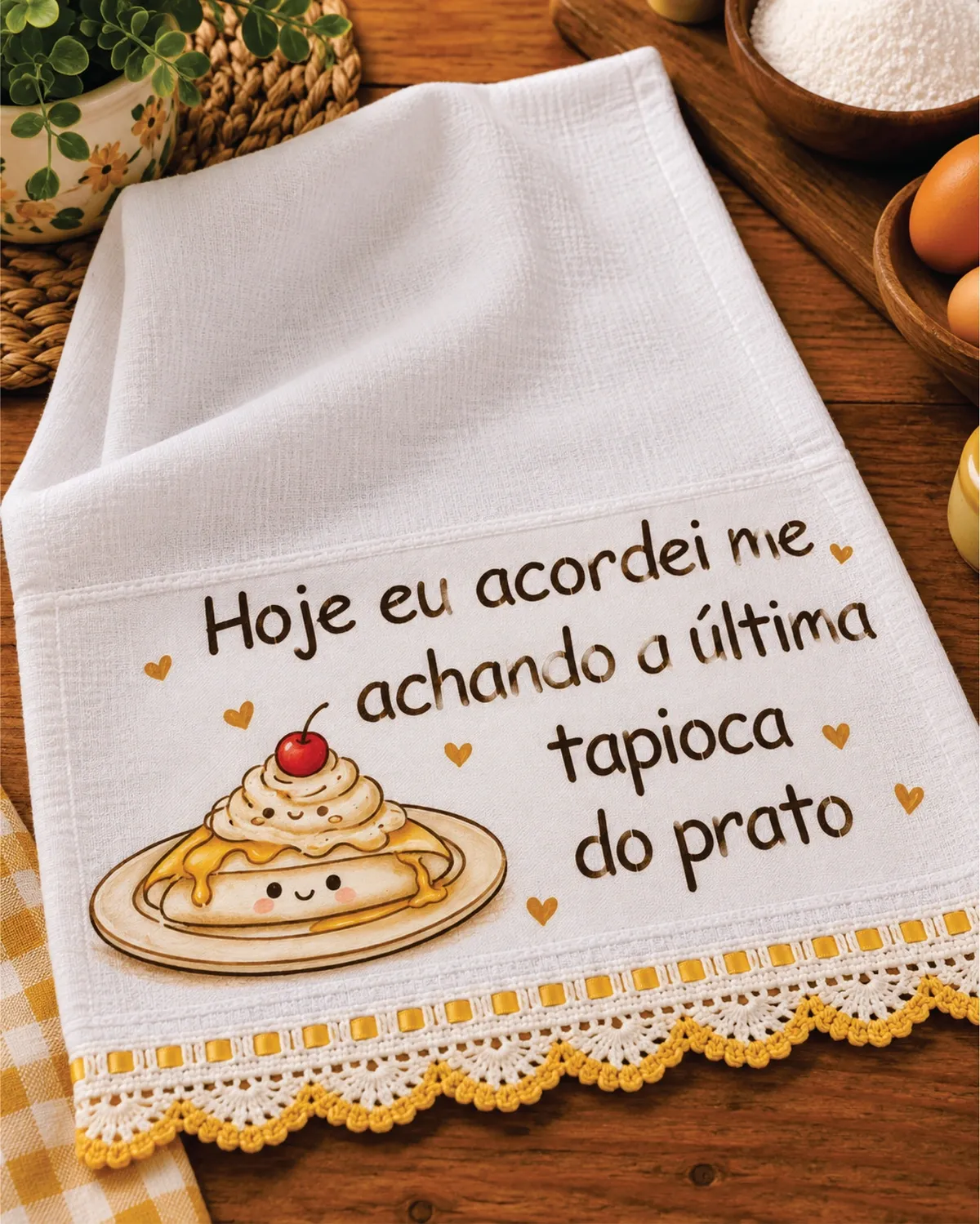 Stencil  Hoje eu acordei me achando a útima tapioca  26-283