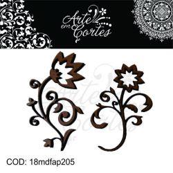 Aplique flores - 18mdfap205
