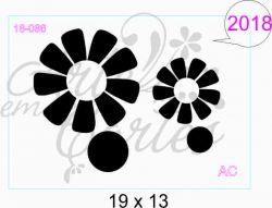 Stencil Flores COD: 18f086