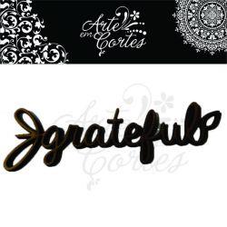 Recorte Grateful ( Aplique para cx e quadros )