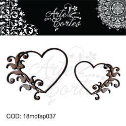 Apliques - Coraà®o. - COD 18mdfap037