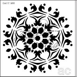 Stencil Mandala 17m005