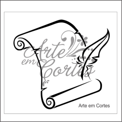 Stencil PERGAMINHO - COD: 16vr024