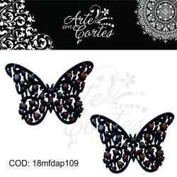 Aplique BORBOLETAS 18mdfap095
