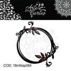 Aplique Moldura folhas e galhos 18mdfap84