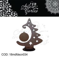 Peàas Decorativa Arvore de  Natal   - 18mdfdecn034