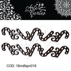 Aplique de BENGALINHA  18mdfapn018