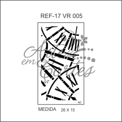 Stsncil RELOGIO - COD: 17v005