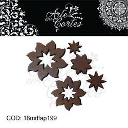 Aplique  Flores - 18mdfap199