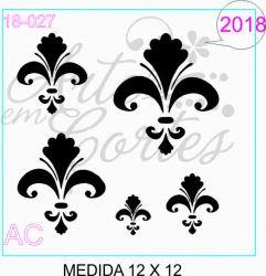 Stencil arabescos Cod 18f027