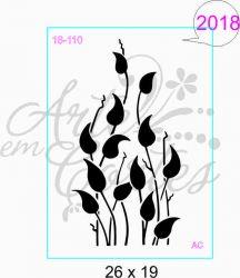 Stencil Folhagem 18f110