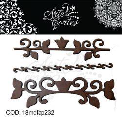 Aplique Arabescos - 18mdfap232
