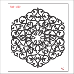 Stencil Mandala 17m010