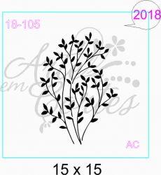 Stencil Folhas 18f105