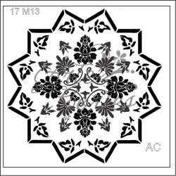 Stencil Mandala 18m013