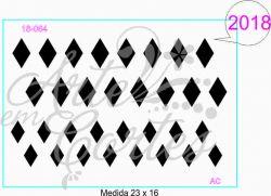 Stencil Fundo losangulos 18fd064