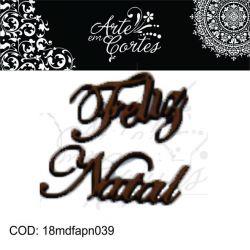 Aplique FELIZ NATAL  18mdfapn039