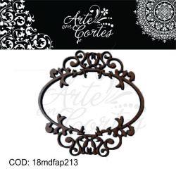 Aplique Moldura em Arabesco - 18mdfap213